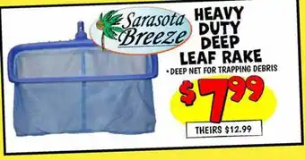 Ollie's HEAVY DUTY DEEP LEAF RAKE offer