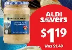 Aldi German Style Sauerkraut offer