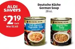 Aldi German Soup offer