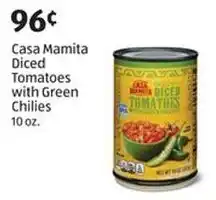 Aldi Casa Mamita Diced Tomatoes with Green Chilies offer