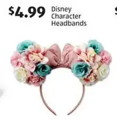 Aldi Disney Character Headbands offer