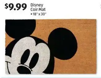 Aldi Disney Coir Mat offer