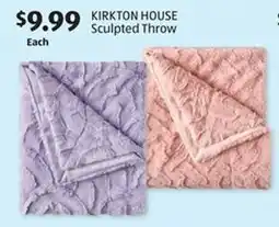 Aldi KIRKTON HOUSE Sculpted Throw offer