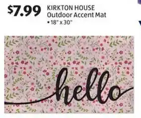 Aldi KIRKTON HOUSE Outdoor Accent Mat offer