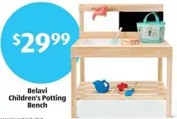 Aldi Belavi Children's Potting Bench offer