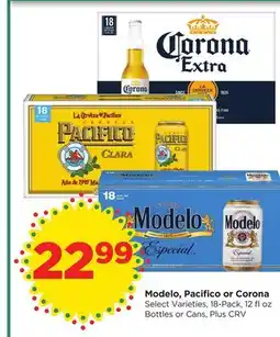 Food 4 Less Modelo, Pacifico or Corona offer