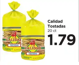 Food 4 Less Calidad Tostadas offer
