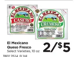Food 4 Less El Mexicano Queso Fresco offer