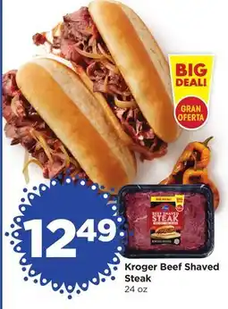 Food 4 Less Kroger Beef Shaved Steak offer