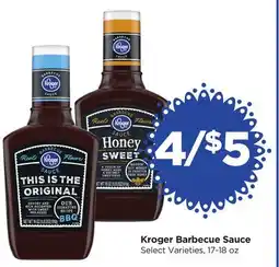 Food 4 Less Kroger Barbecue Sauce offer