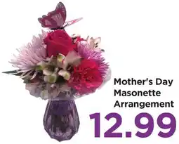 Food 4 Less Mother's Day Masonette Arrangement offer