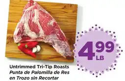 Food 4 Less Untrimmed Tri-Tip Roasts offer