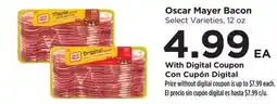 Food 4 Less Oscar Mayer Bacon offer