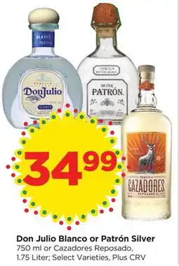 Food 4 Less Don Julio Blanco or Patrón Silver offer