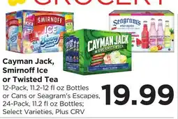 Food 4 Less Cayman Jack, Smirnoff Ice or Twisted Tea offer