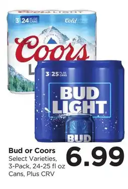 Food 4 Less Bud or Coors offer