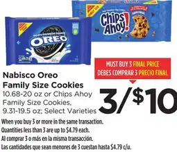 Food 4 Less Nabisco Oreo Family Size Cookies offer