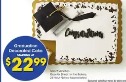 Ralphs Graduation Decorated Cake offer