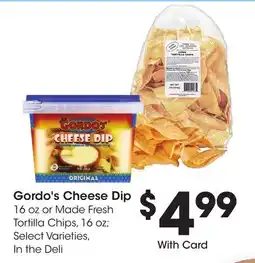 Ralphs Gordo's Cheese Dip offer