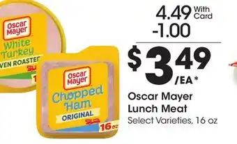 Ralphs Oscar Mayer Lunch Meat offer