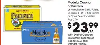 Ralphs Modelo, Corona or Pacifico offer