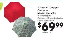 Ralphs SDS for HD Designs Outdoors Market Umbrella offer
