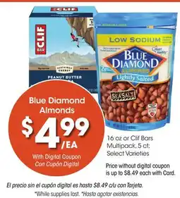 Ralphs Blue Diamond Almonds offer