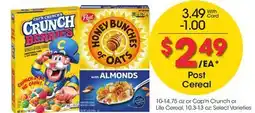 Ralphs Post Cereal offer