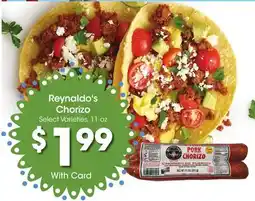 Ralphs Reynaldo's Chorizo offer