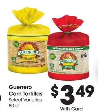Ralphs Guerrero Corn Tortillas offer
