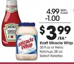 Ralphs Kraft Miracle Whip offer