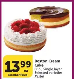 Vons Boston Cream Cake offer