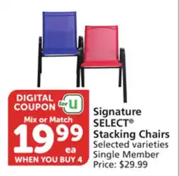 Vons Signature SELECT Stacking Chairs offer