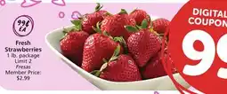 Vons Fresh Strawberries offer