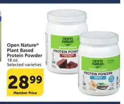 Vons Open Nature Plant Based Protein Powder offer
