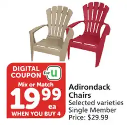 Vons Adirondack Chairs offer