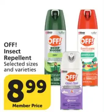 Vons OFF! Insect Repellent offer