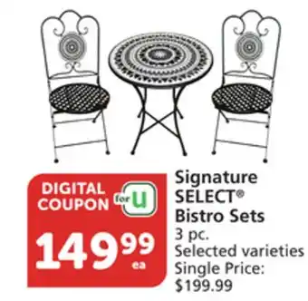 Vons Signature SELECT Bistro Sets offer
