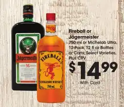 Ralphs Fireball or JĂ€germeister offer