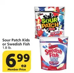 Vons Sour Patch Kids or Swedish Fish offer