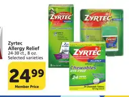 Vons Zyrtec Allergy Relief offer