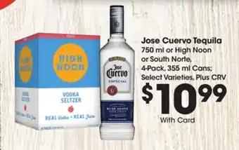 Ralphs Jose Cuervo Tequila offer