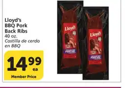 Albertsons Lloyd's BBQ Pork Back Ribs offer
