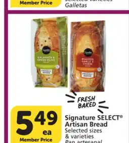 Albertsons Signature SELECT Artisan Bread offer