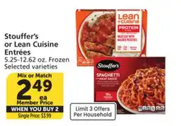 Albertsons Stouffer's or Lean Cuisine Entrées offer