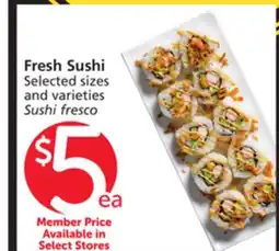 Albertsons Fresh Sushi offer