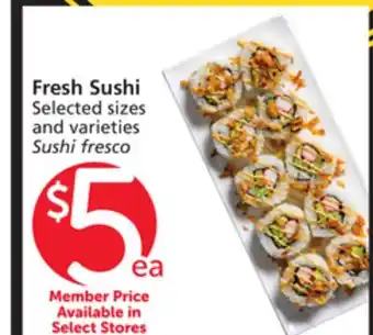 Albertsons Fresh Sushi offer