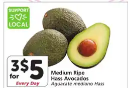 Albertsons Medium Ripe Hass Avocados offer