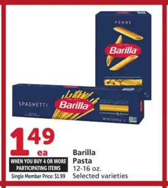 Albertsons Barilla Pasta offer