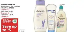 Albertsons Aveeno Skin Care offer